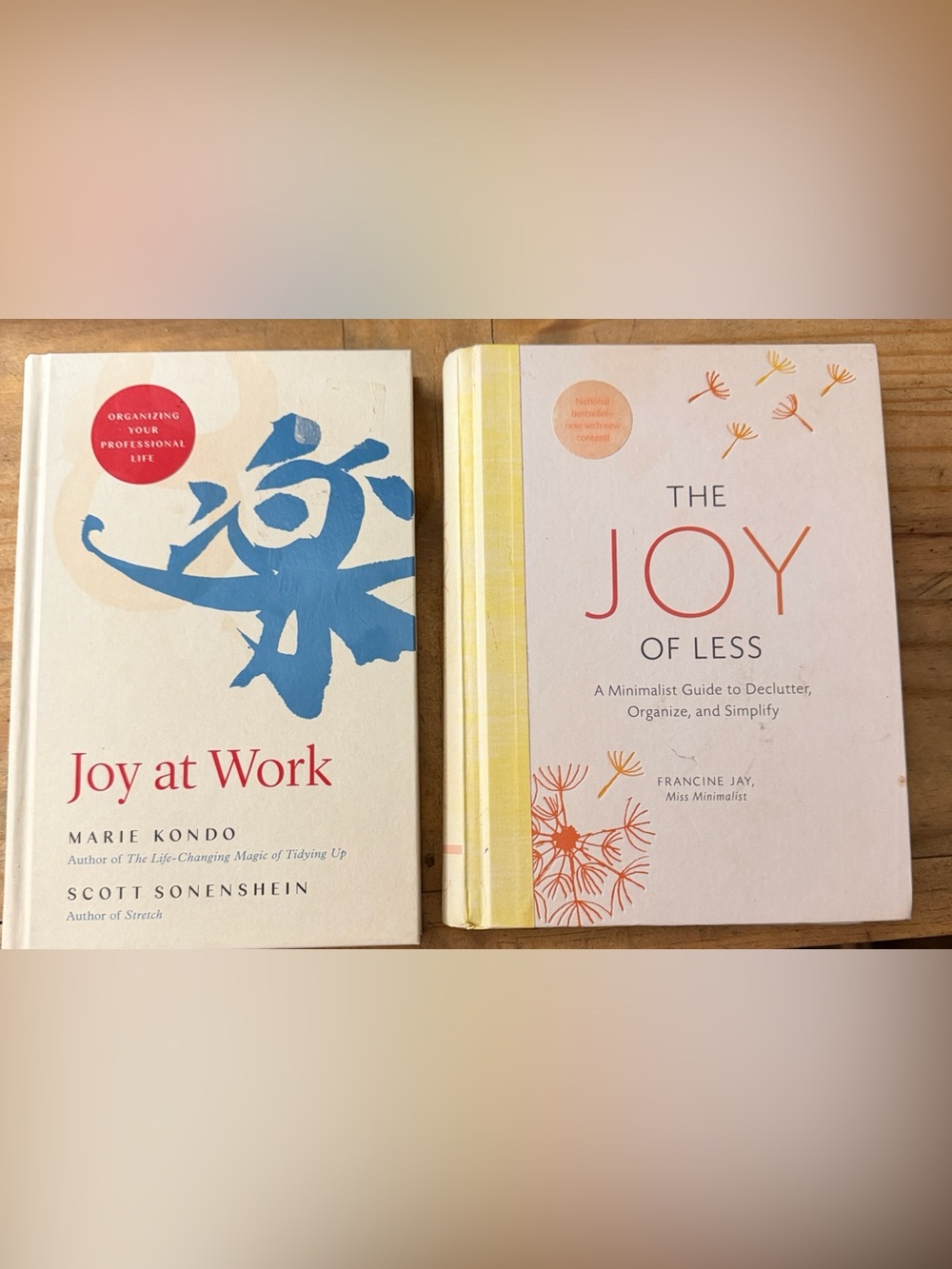 Joy of Work & The Joy of Less